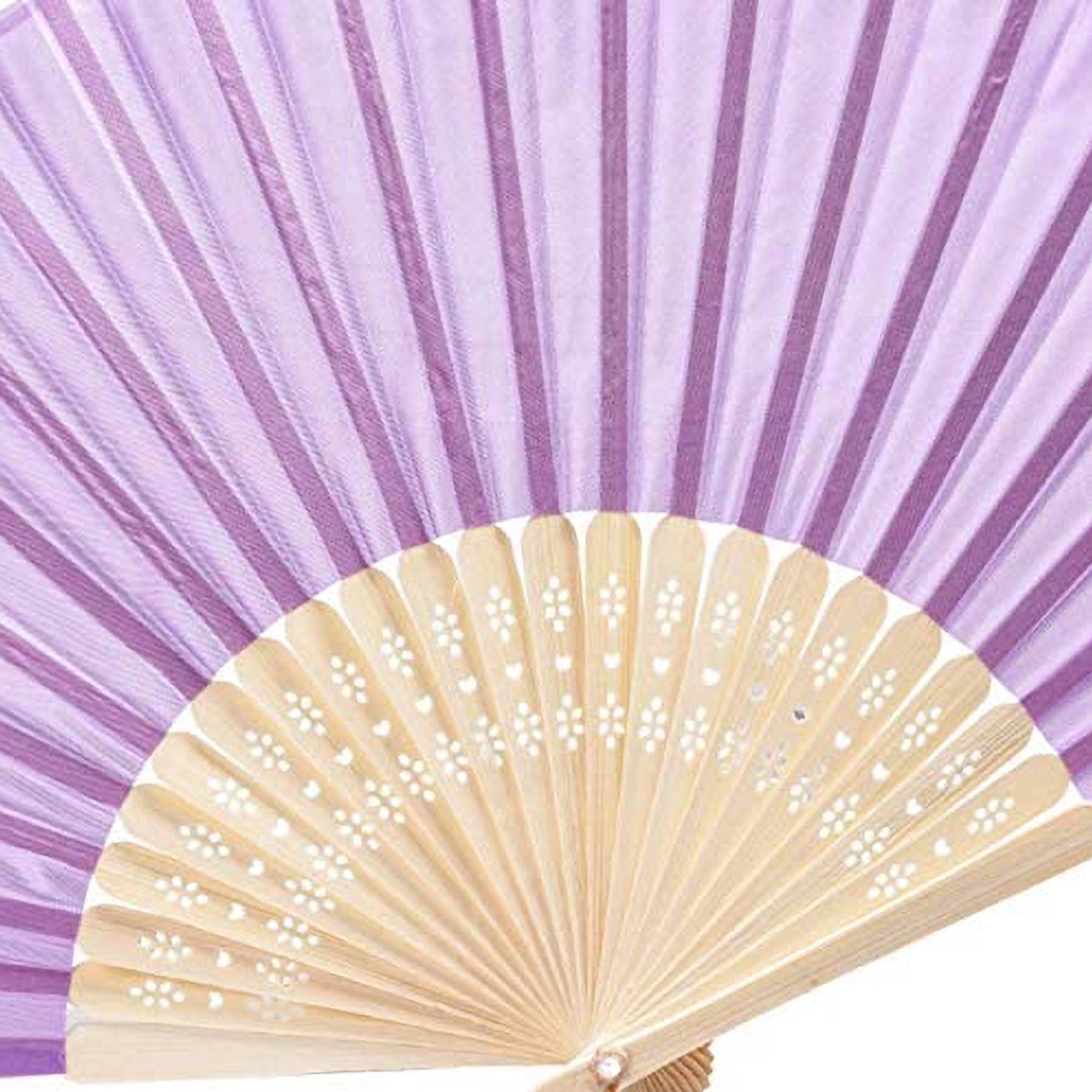 Fabric Bamboo Folding Hand Fan 11