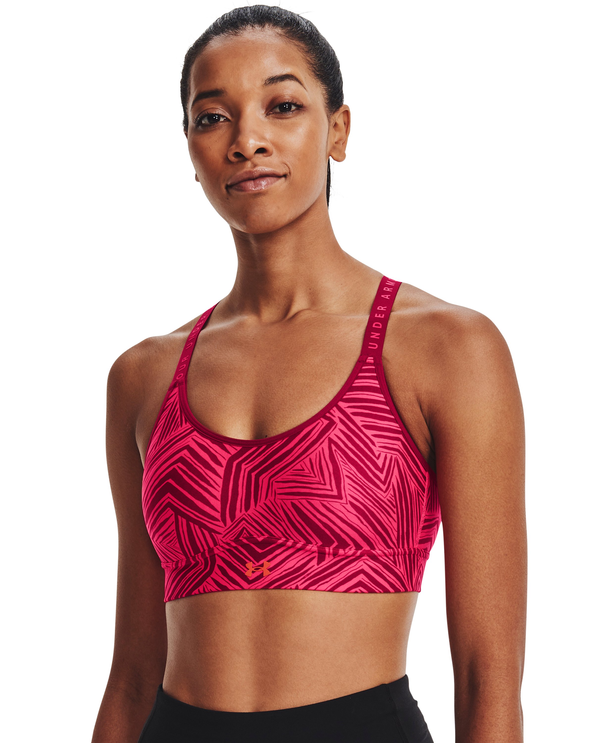 Women's UA Infinity Mid Printed Sports Bra  1