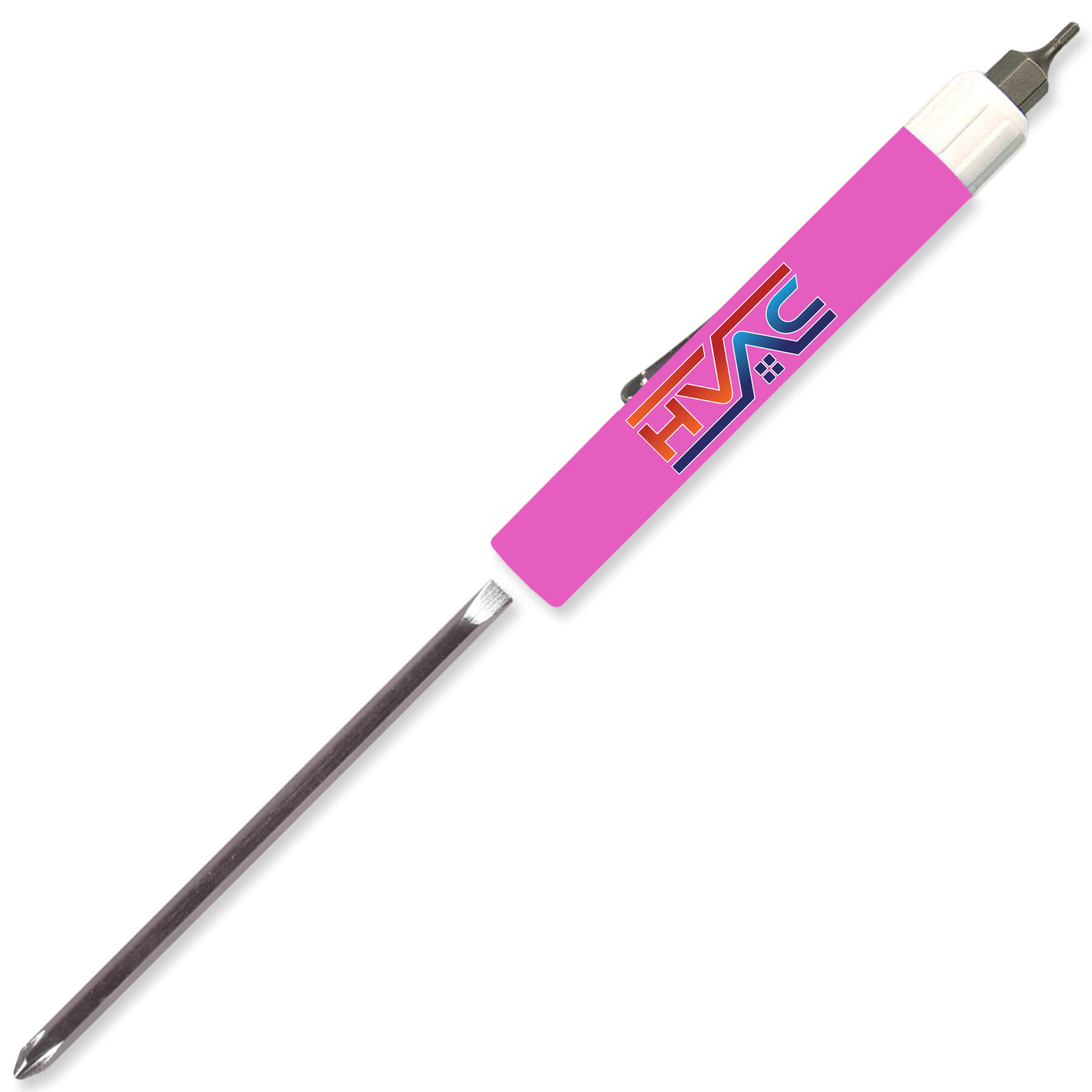 Pocket Screwdriver Reversible Flat Blade + Hex Bit Top 43