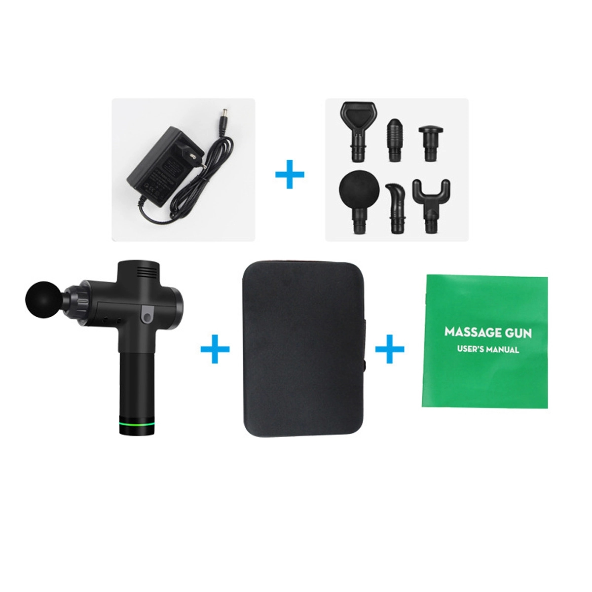 Massage Gun 30 Speeds 6 Heads 4