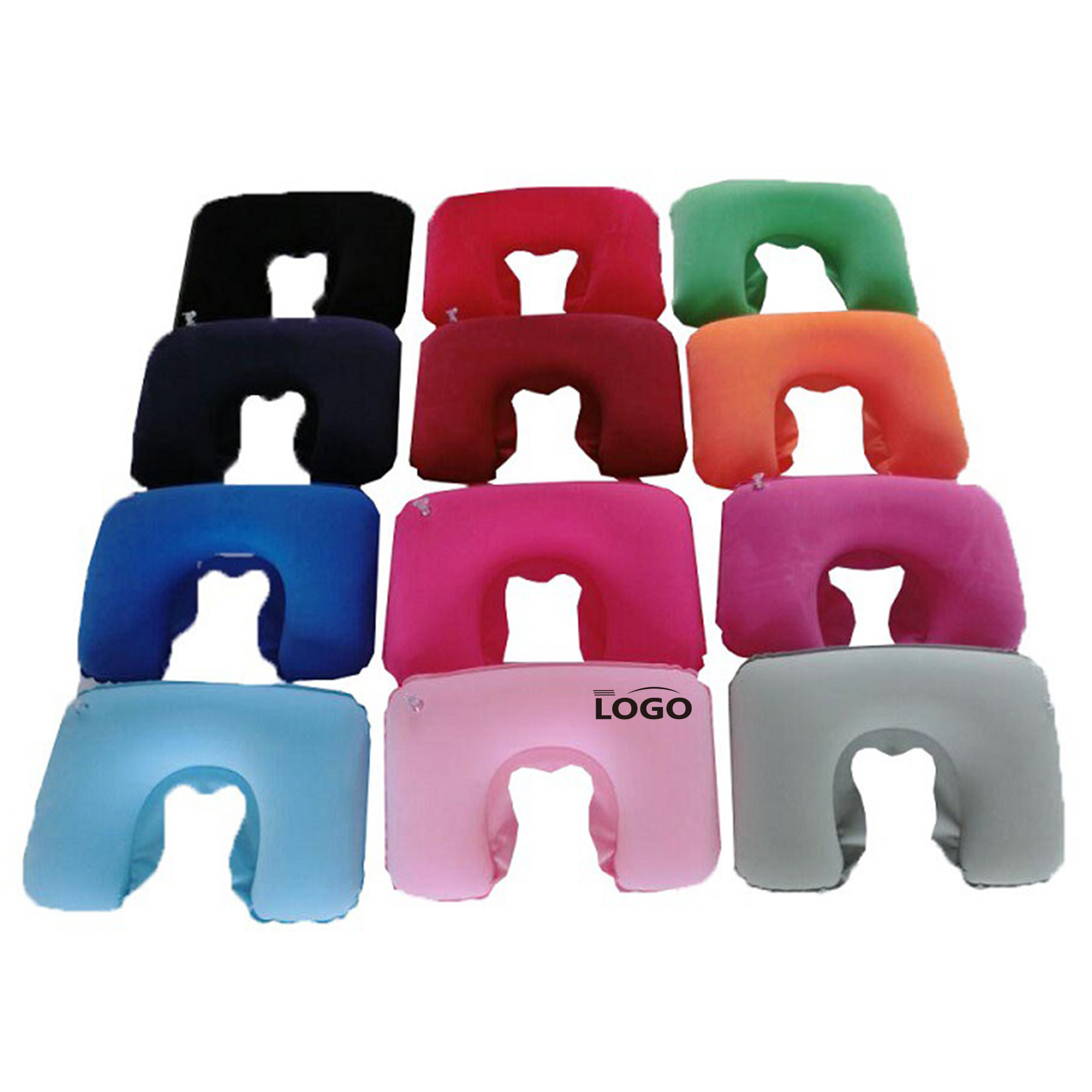 Neck U-Shaped Inflatable Pillow Support Travel 2