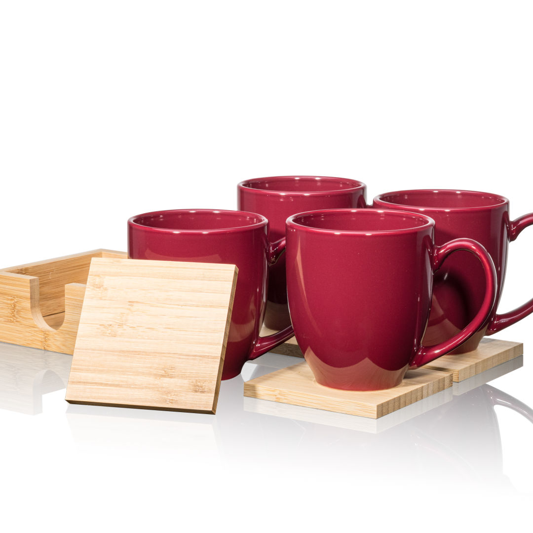 Bistro Mug & Coaster Set 6