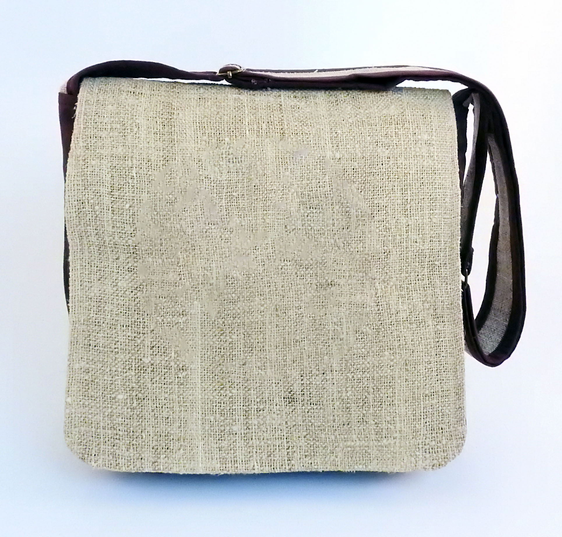 IBCN112 "Sunburst" Hemp/Cotton Messenger Bag 3