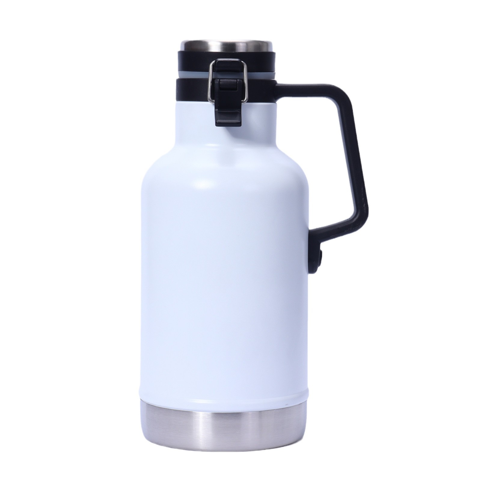 64 oz Double Wall Insulated Stainless Steel Growler, custom water bottle with logo imprint 11
