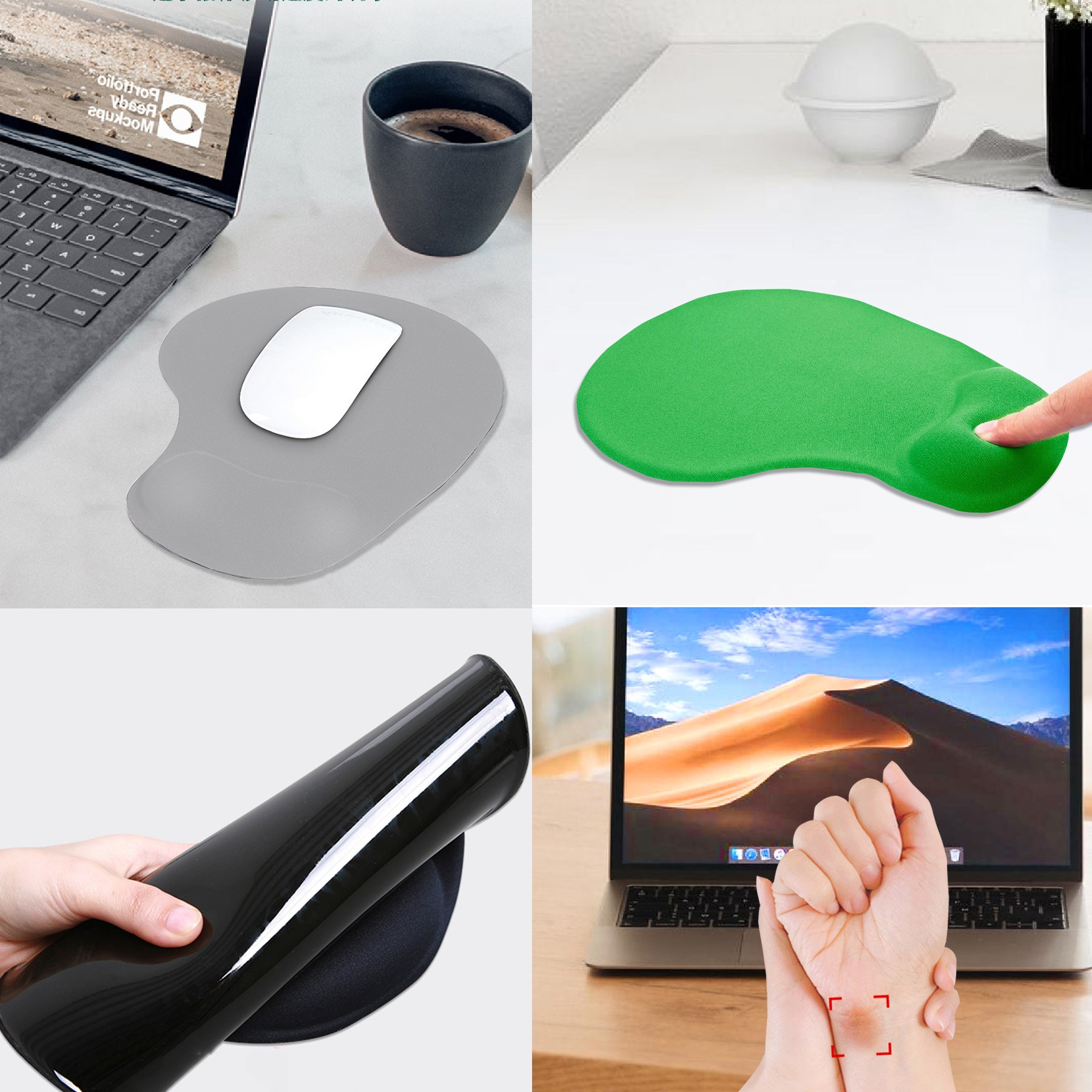Full Color Wrist Rest Mouse Pad 2