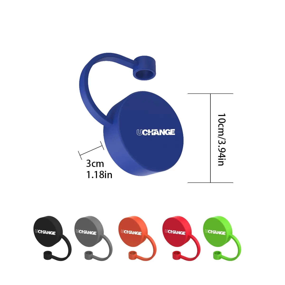 Dust Proof Silicone Straw Cap Fits 10mm Reusable Straws 4
