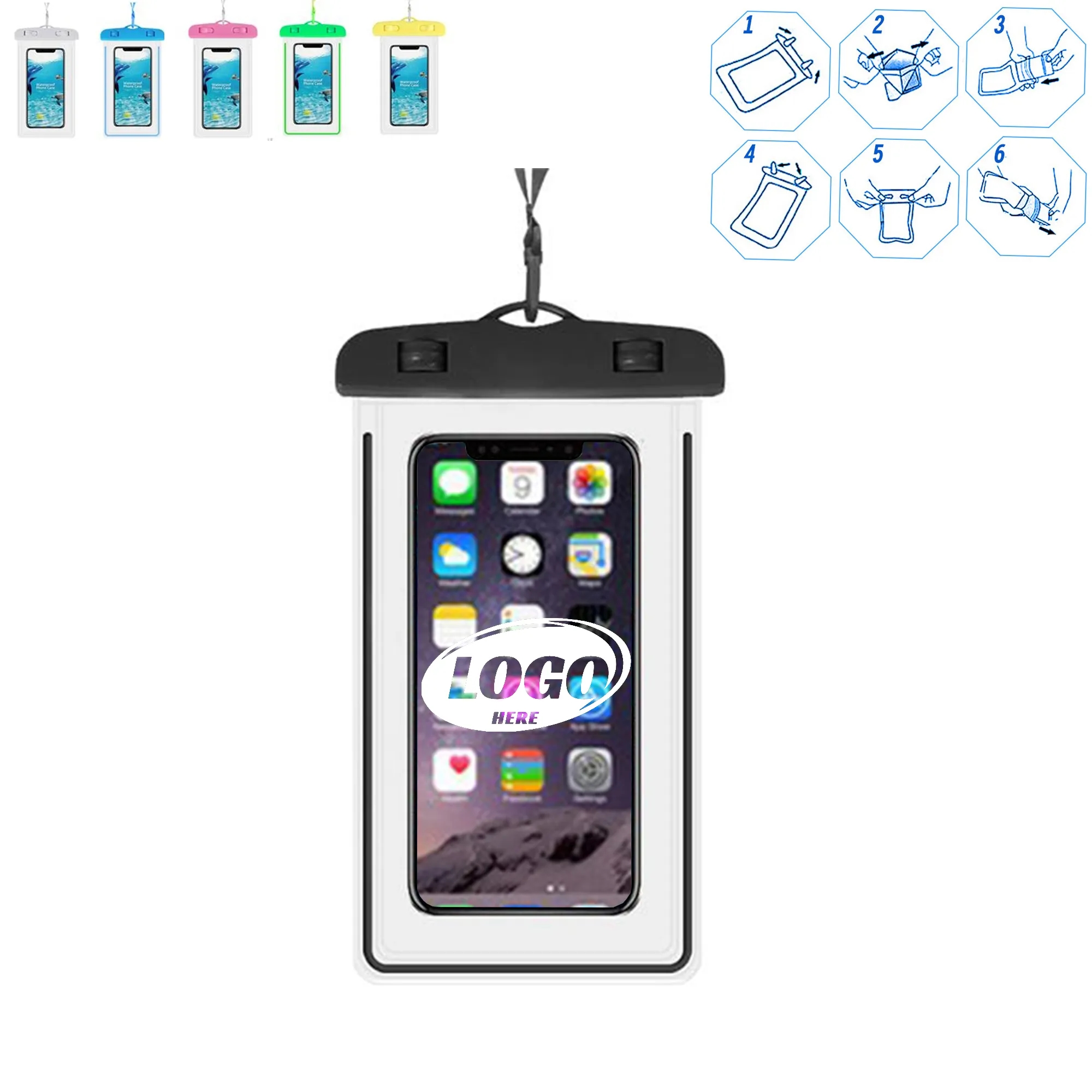 Pvc Waterproof Dry Bag Pouch For Mobile Phone 1