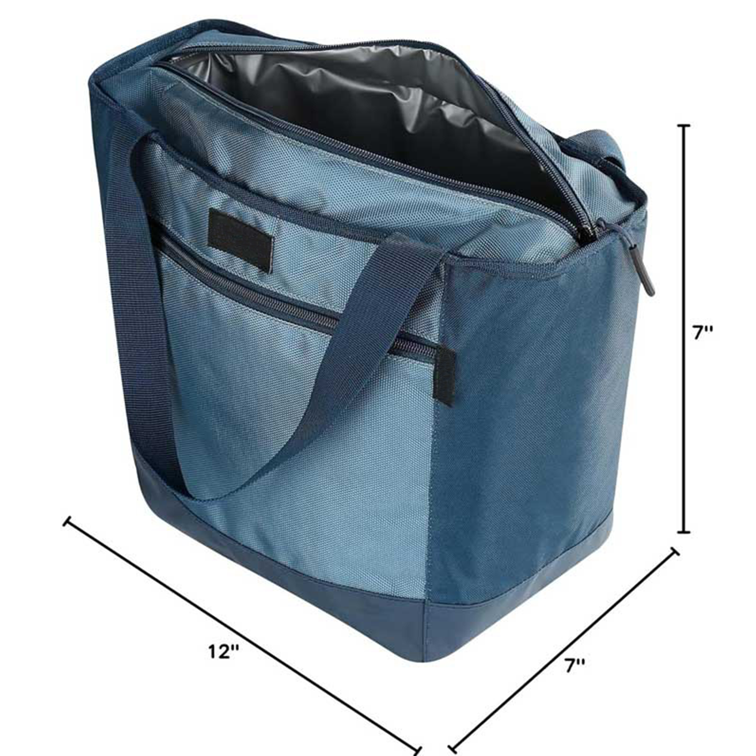 18L Oxford Insulated Tote Bag w/ Zipper for Outdoor Picnics 4