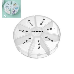 Circular Weekly Pill Box 5