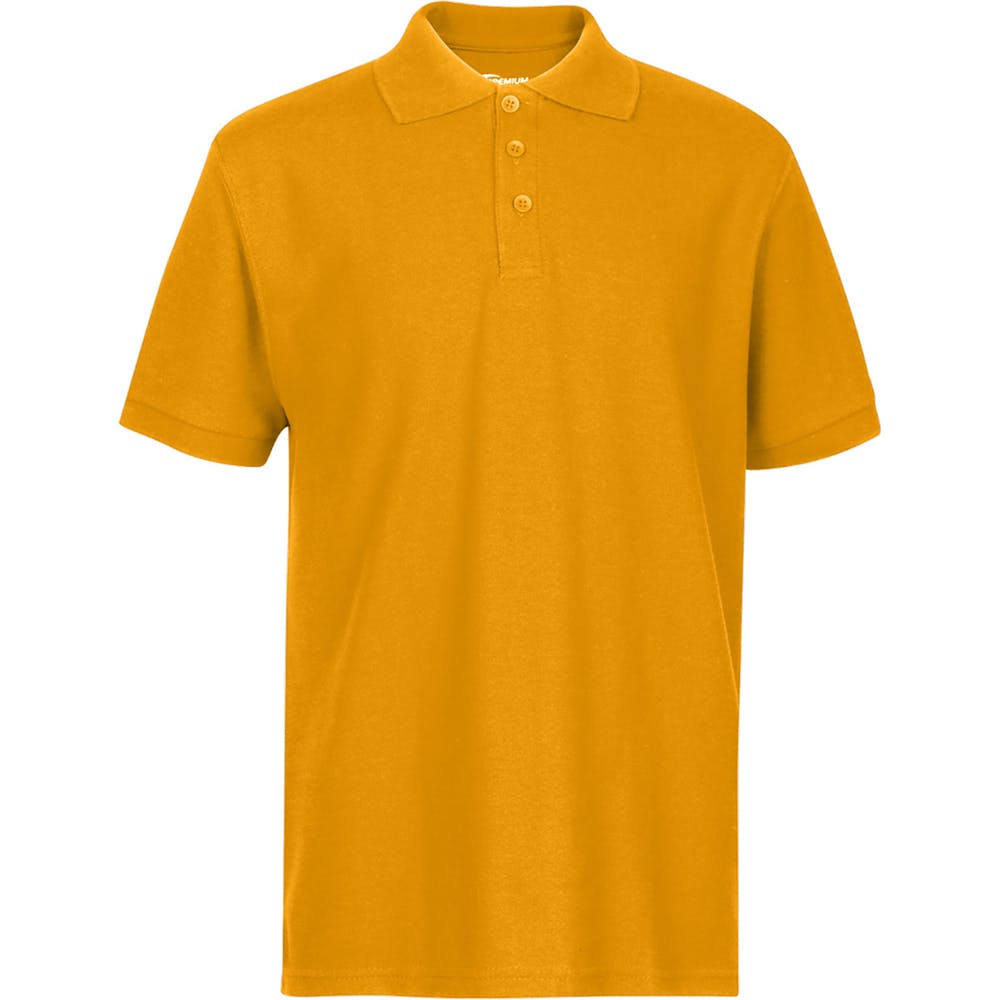 Youth Polo Shirts - Gold Size 14/16 (L) 1