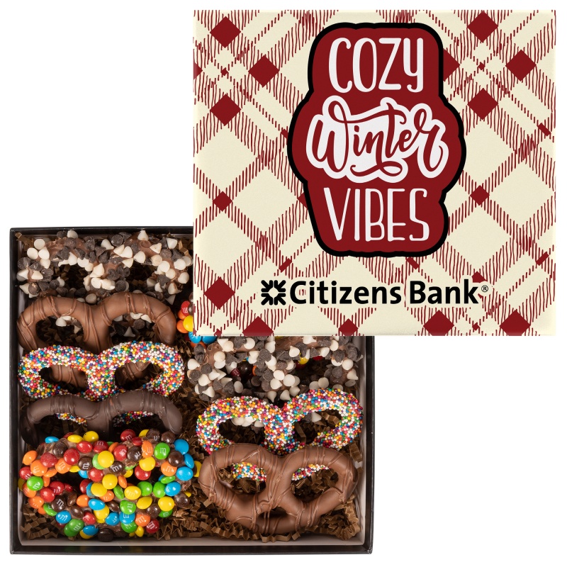 Premier Pretzel Deluxe Gift Box with Full Color Lid 2