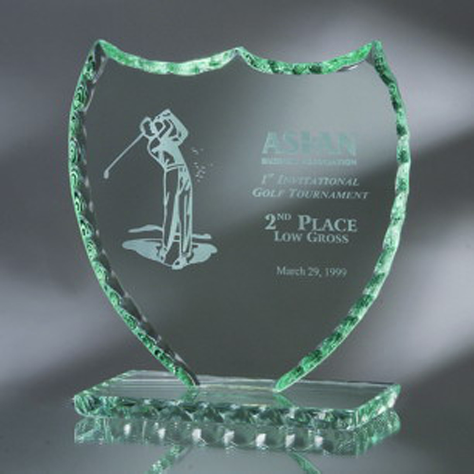 8-1/2" Award- Awards, Trophy,Shield, Pearl Edge_D359GA 2