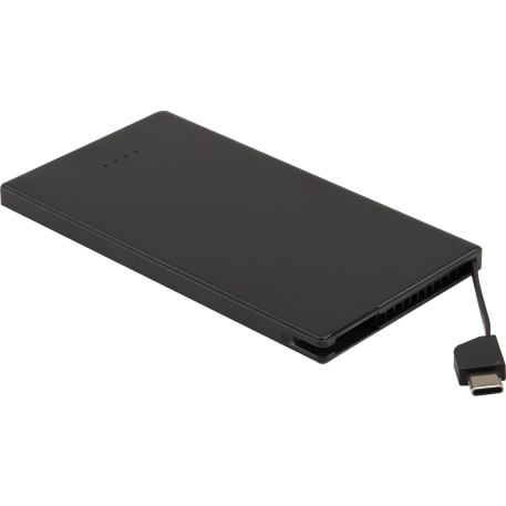 4000 mAh Cable Keeper Power Bank with Type-C Tip 22