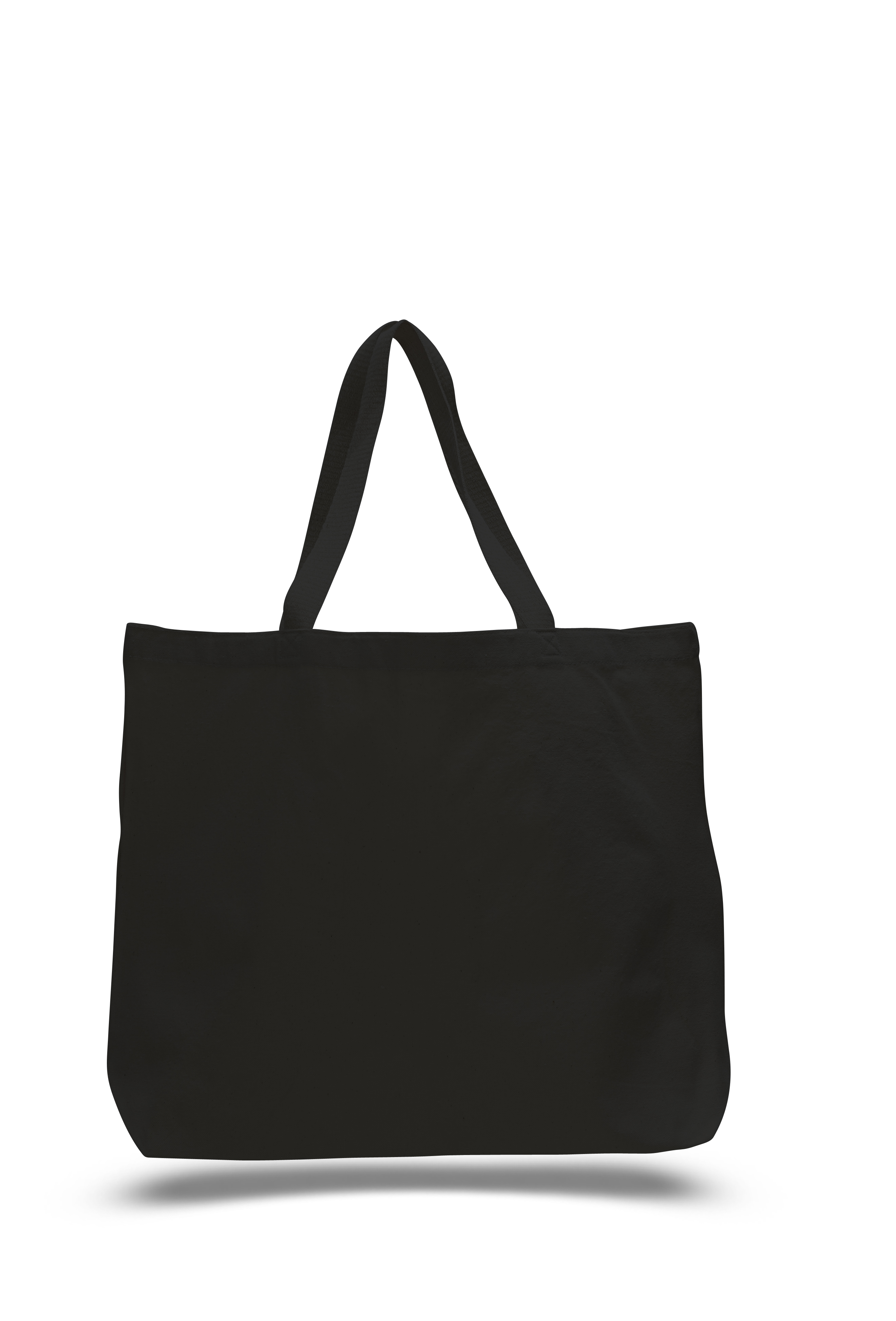 Heavy 12 oz. Cotton Canvas Jumbo Tote Bag - Colors, custom tote bag with logo imprint 6