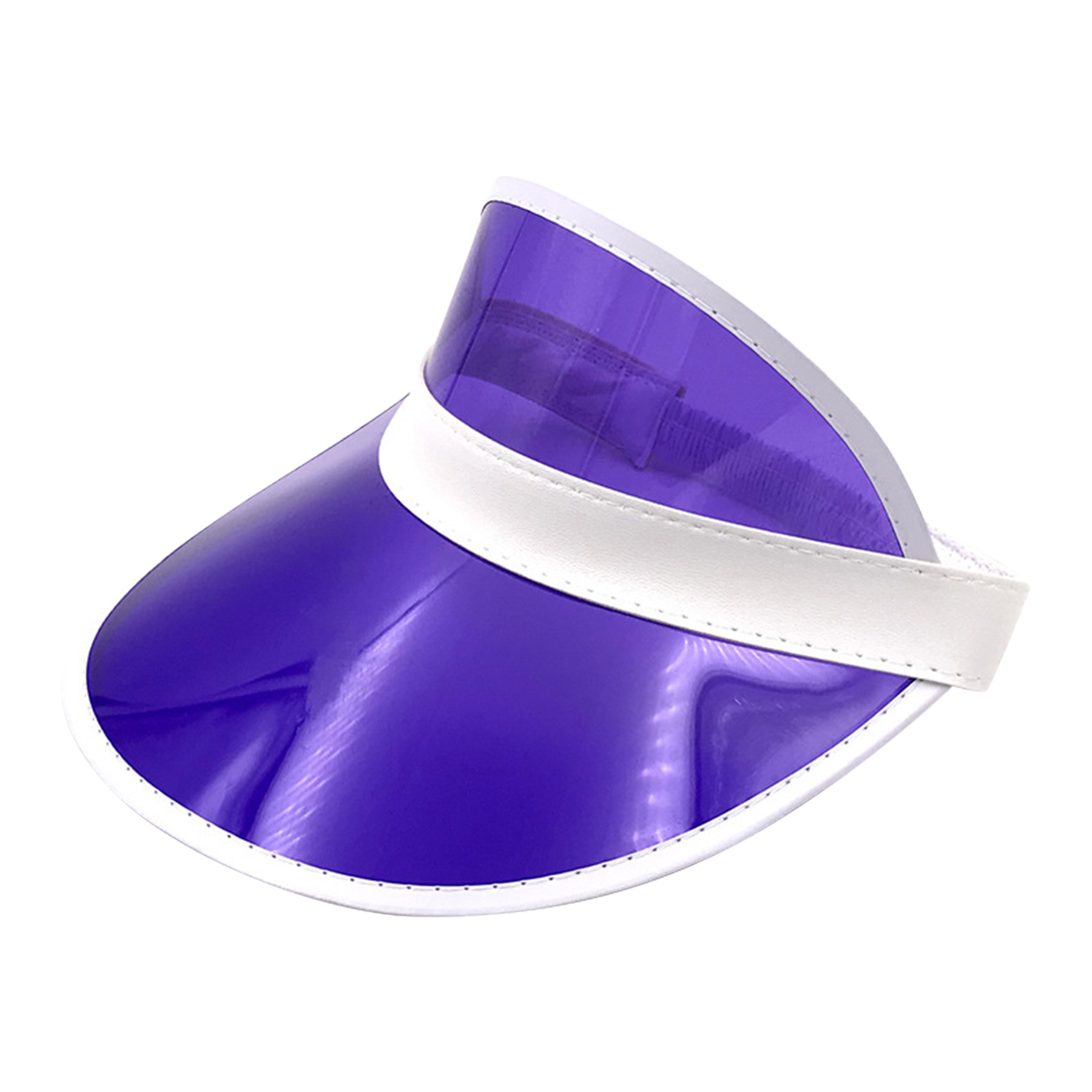 Plastic Clear Sun Visors with UV Protection 20