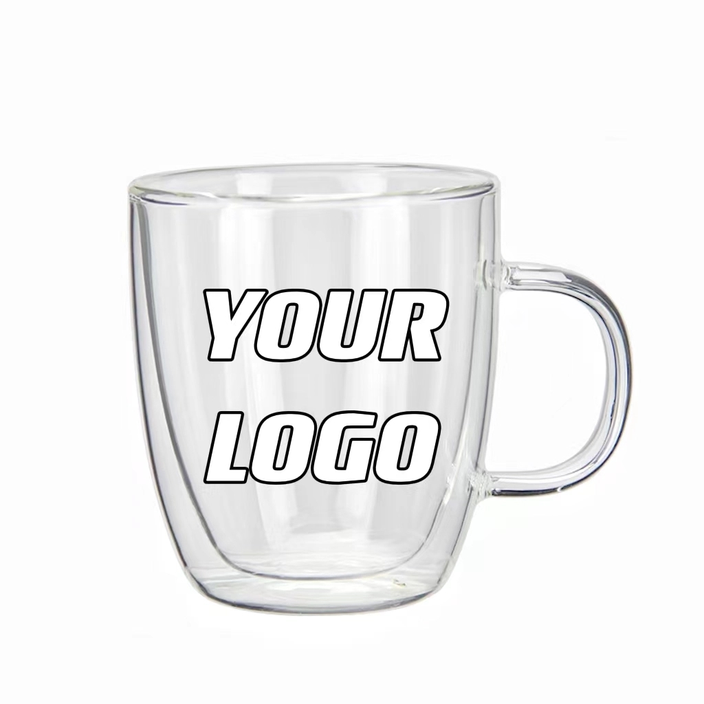 13.5 oz Double Layer Glasses Coffee Mugs Milk Cups 4