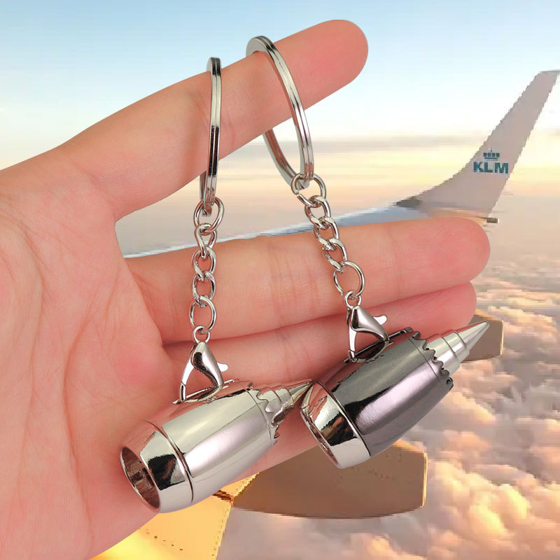 Aircraft Engine Keychain 3