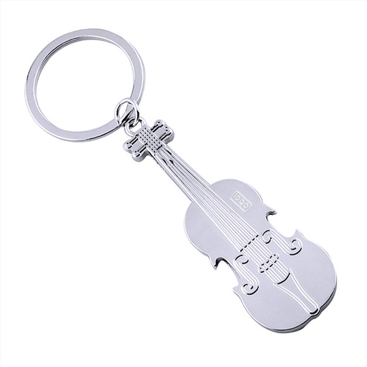 Popular Metal Violin Music Instrument KeyChain