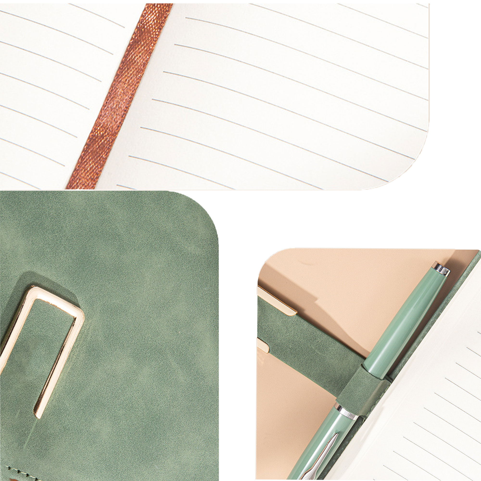 PU Leather Buckle Notebook 3