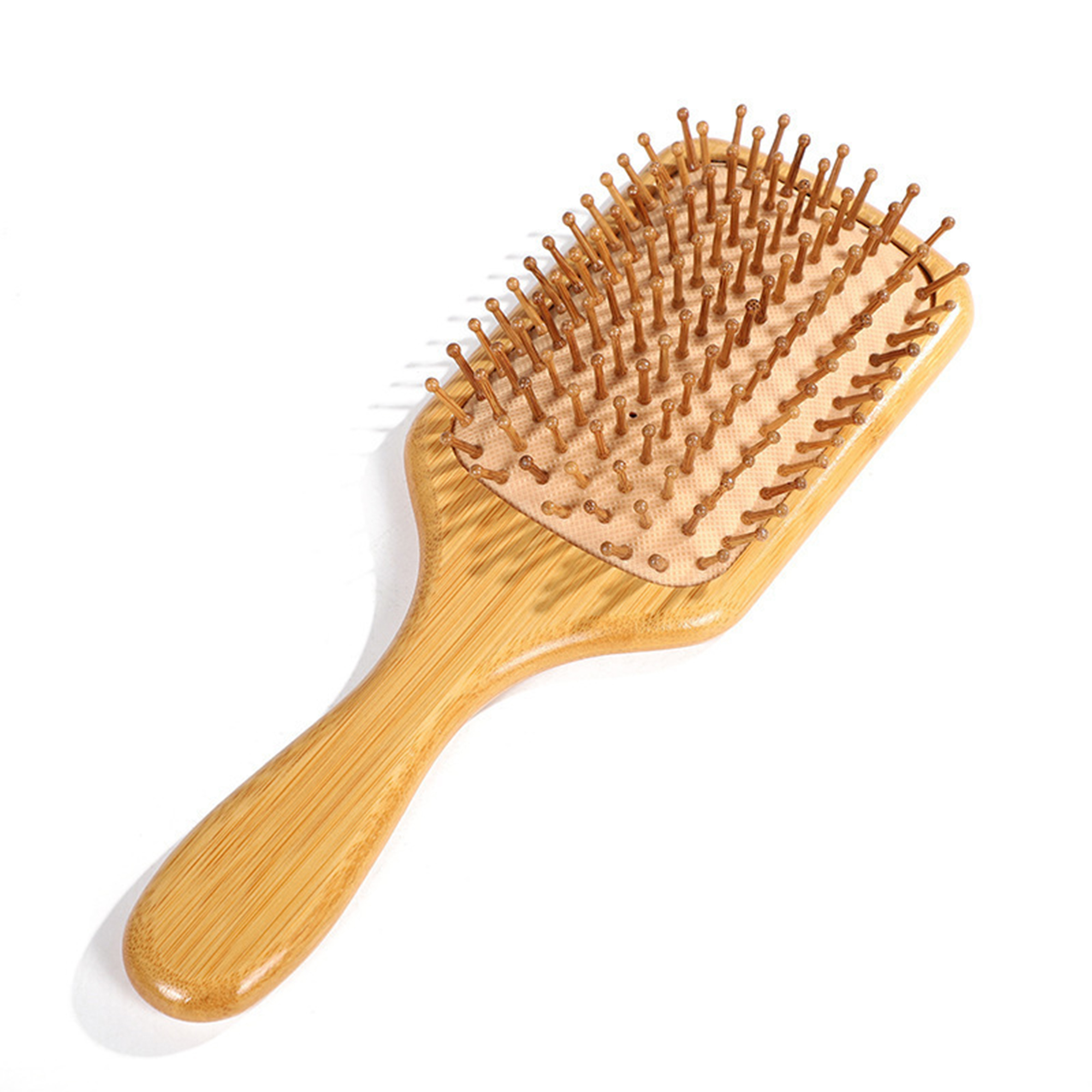Bamboo Paddle Comb With Air Cushion 10" x 3.5" 4