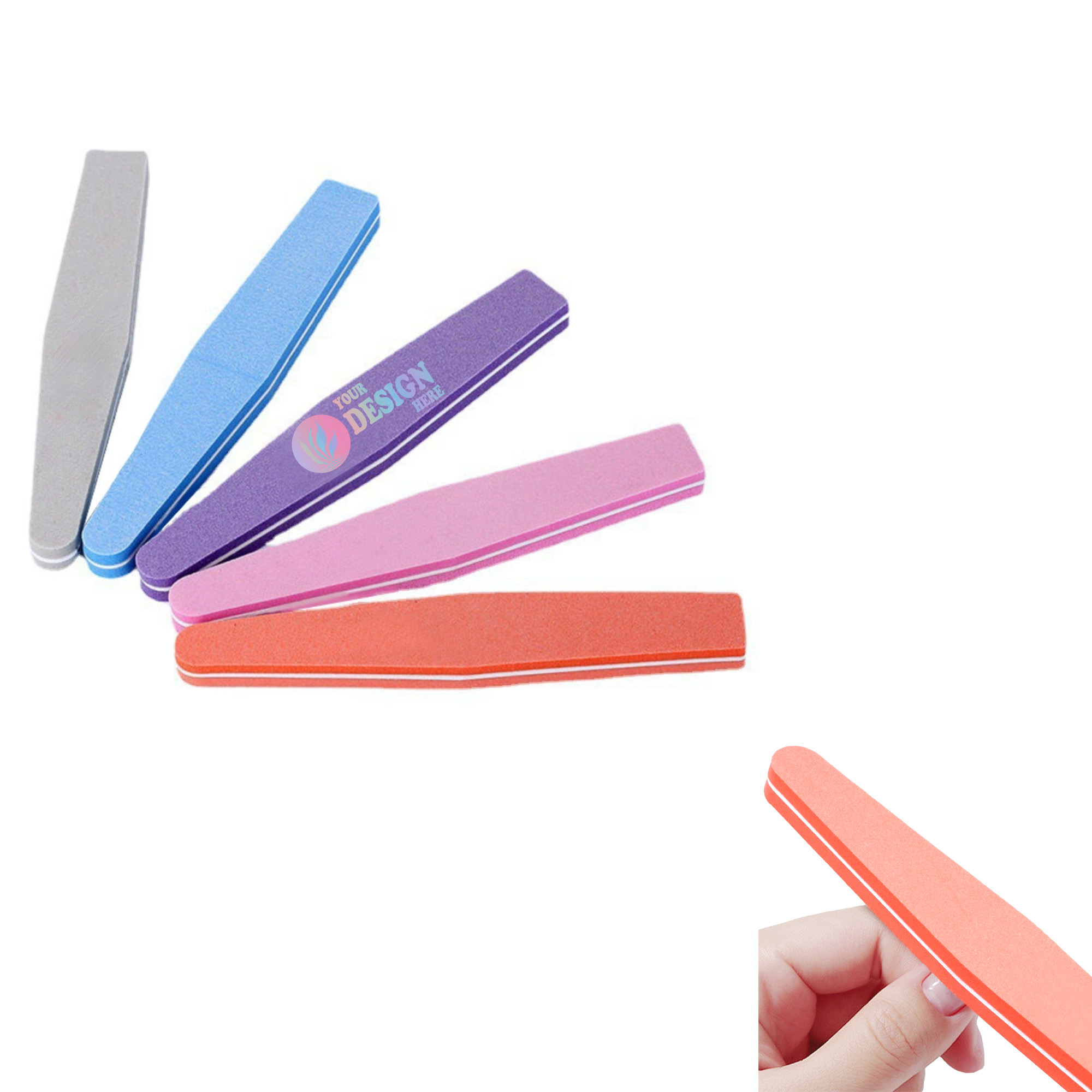 Full Color Printed Nail File 2