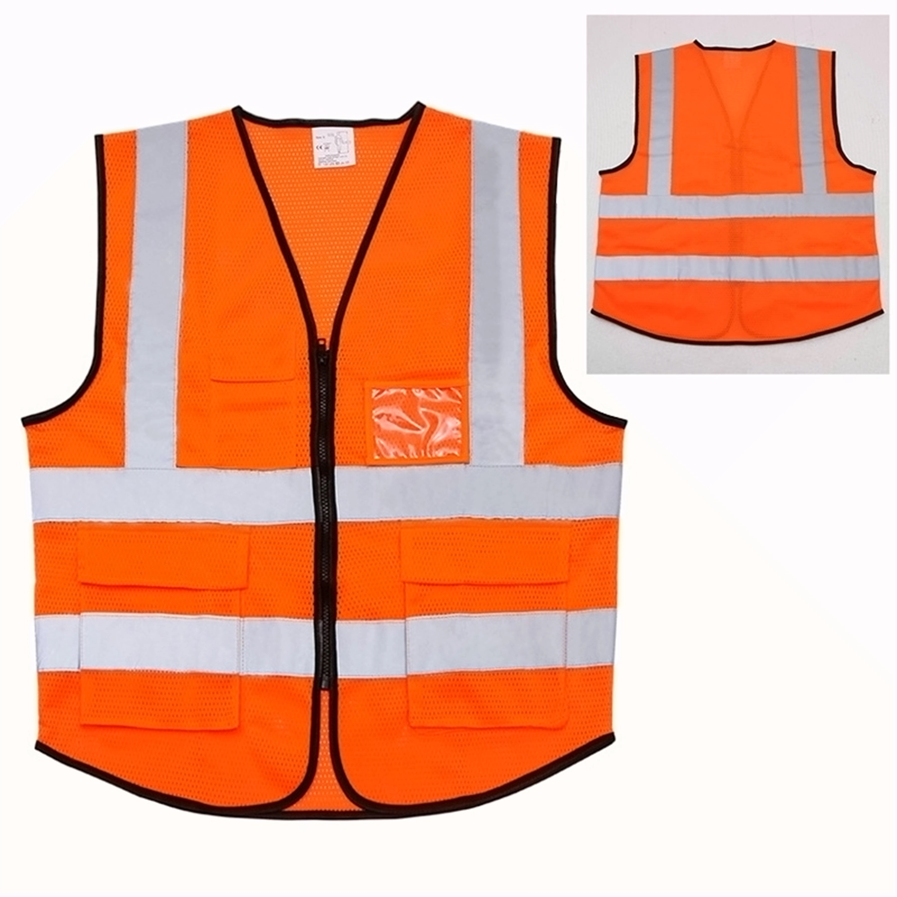 Multi-Pocket Safety Reflective Vest 2