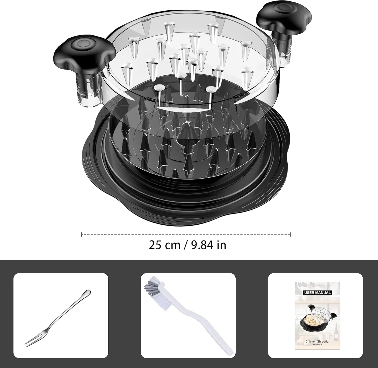 Handle Chicken Breast Shredder Tool 6