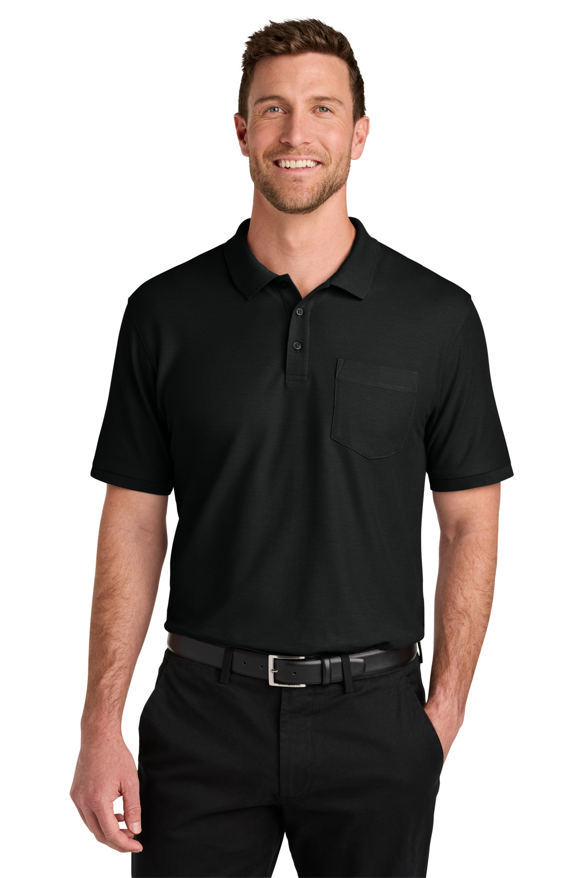 Port Authority Tall Wearever Signature Pique Pocket Polo TLK200P 27