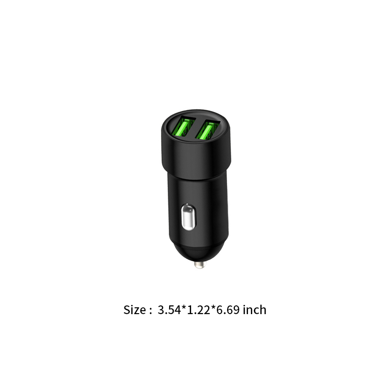 Dual Port USB Car Charger 2