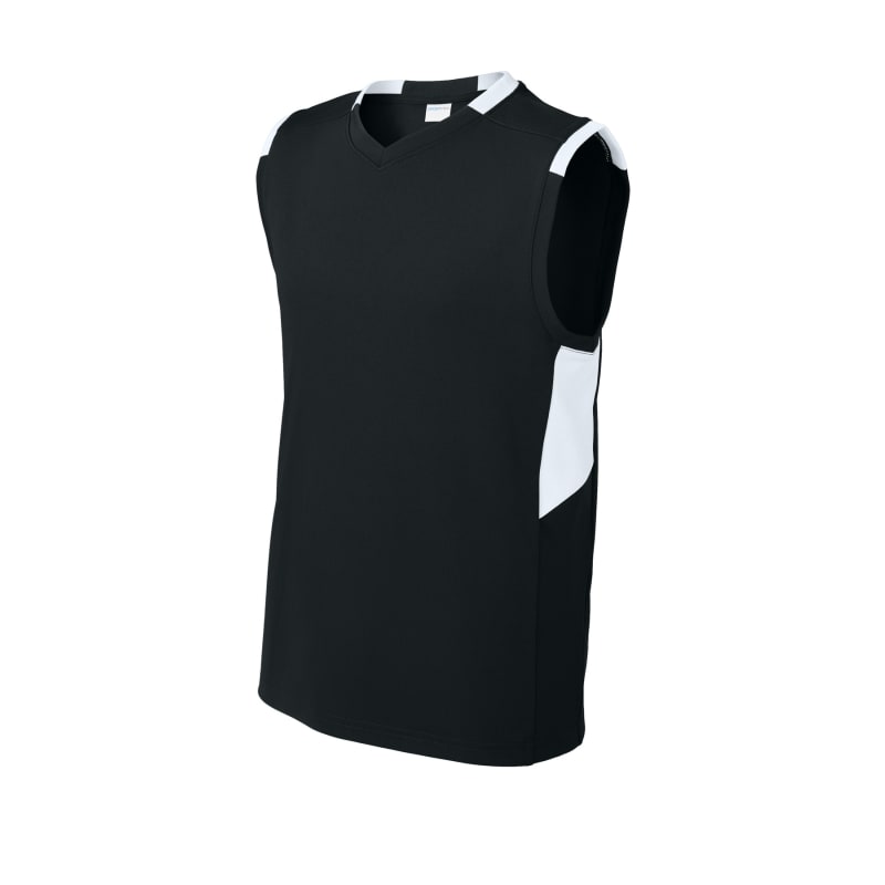 Sport-Tek Youth Club Sleeveless V-Neck 19