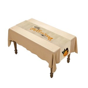 Halloween Tablecloth With Spooky Print 4