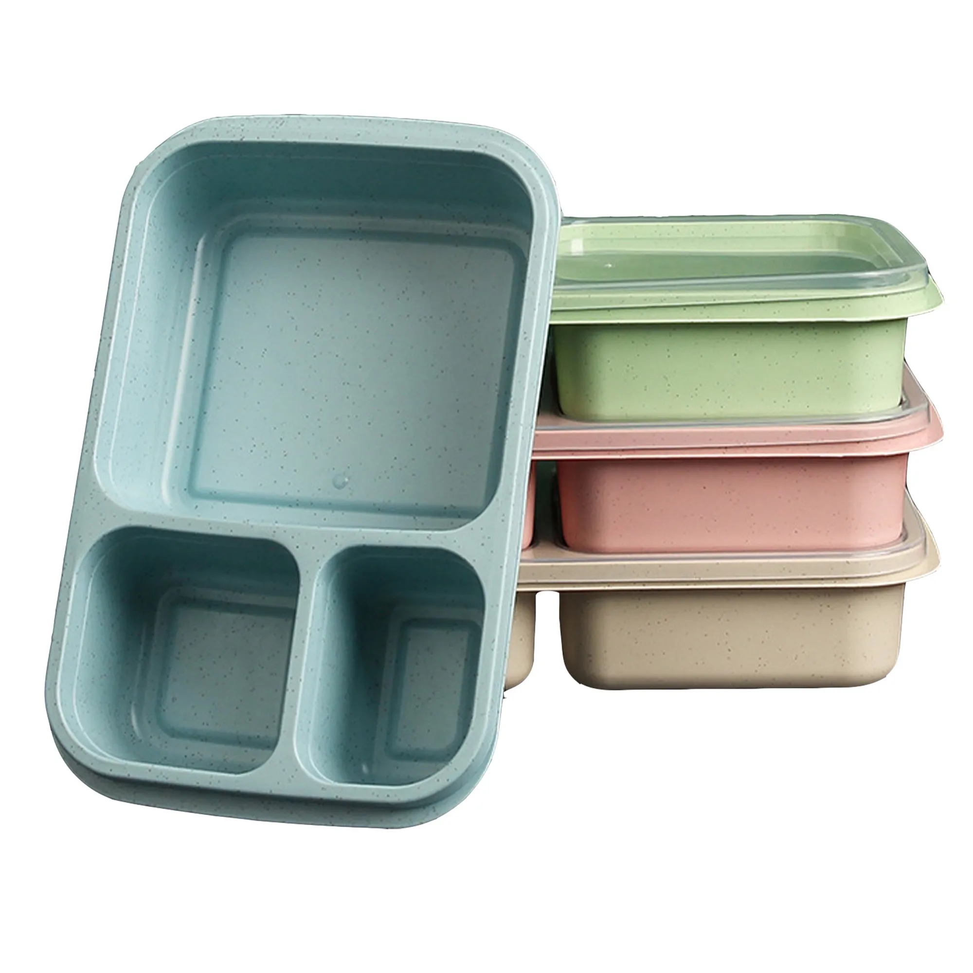 3 Compartment Lunch Bento Box(Full Color)