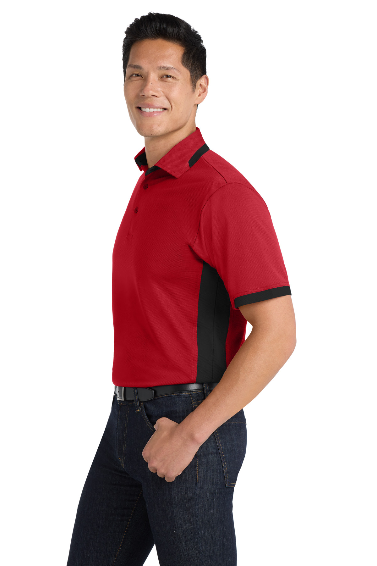 Port Authority Dry Zone Colorblock Ottoman Polo. K524 7