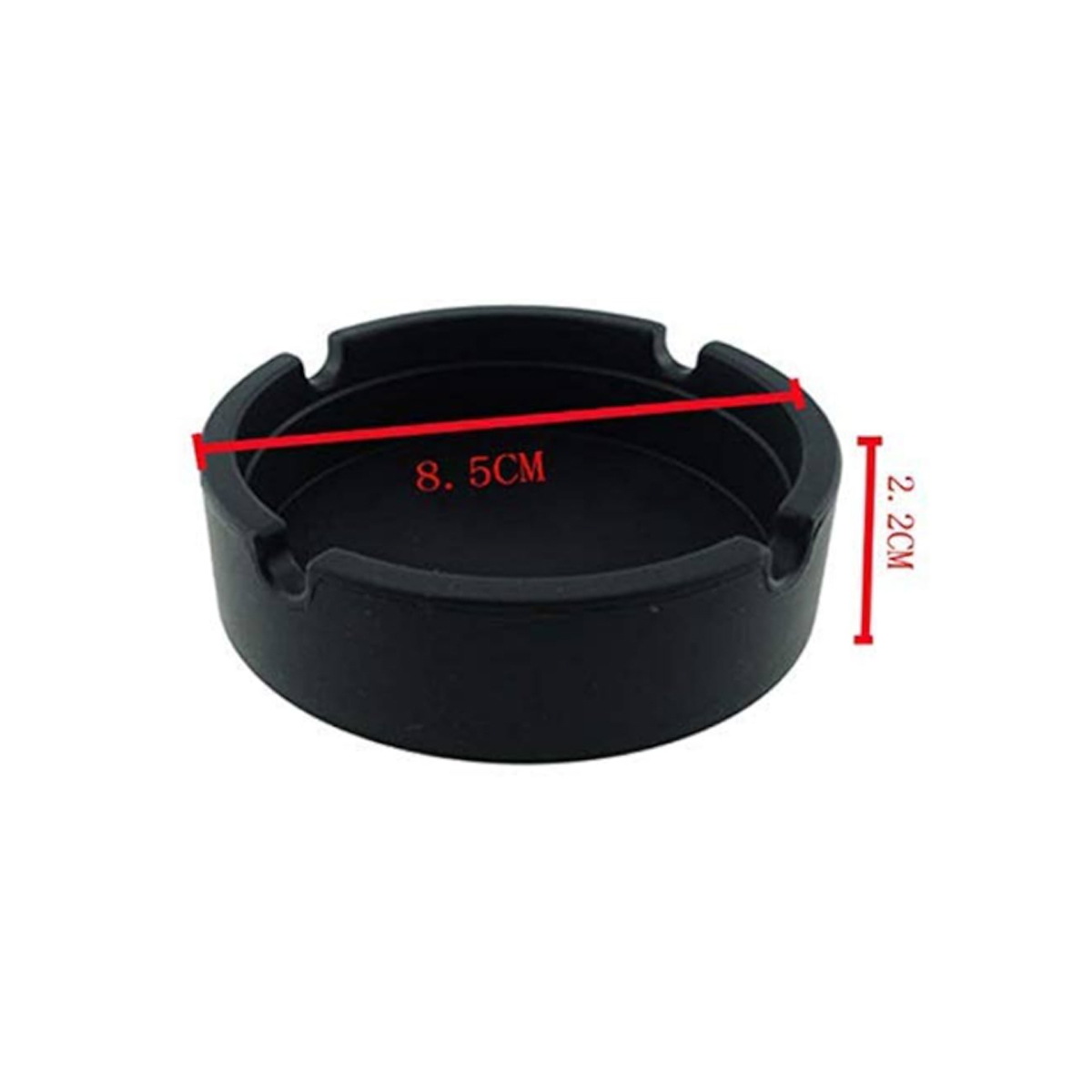 Durable Silicone Round Ashtray for Indoor & Outdoor Use 3