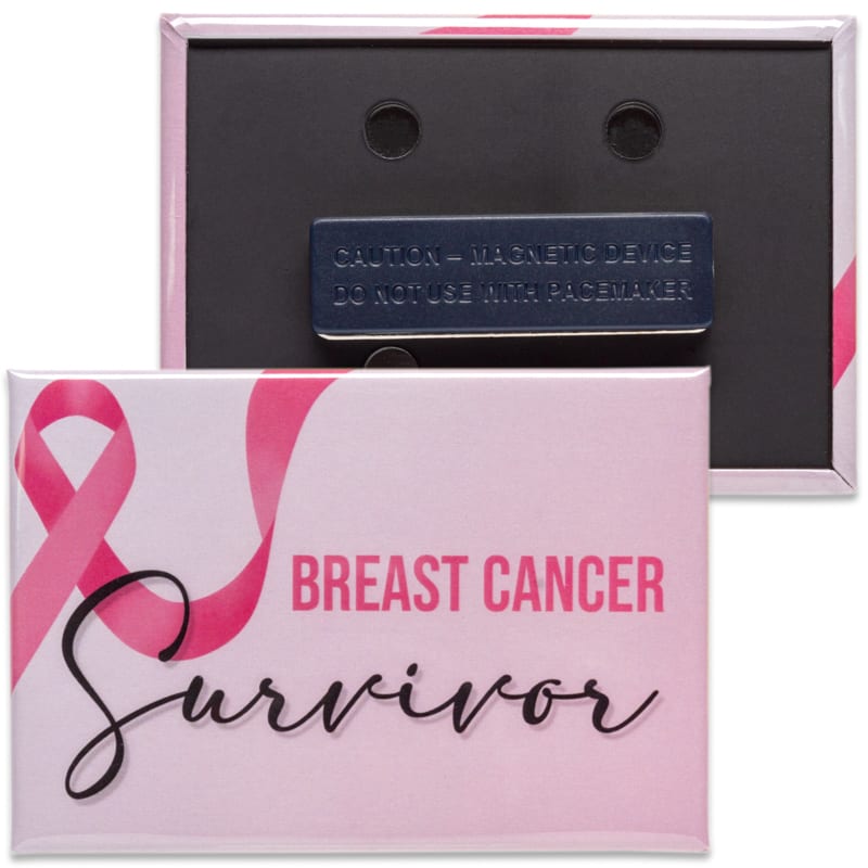 2 X 3 Inch Rectangle Wearable Clothing Magnet Buttons 12