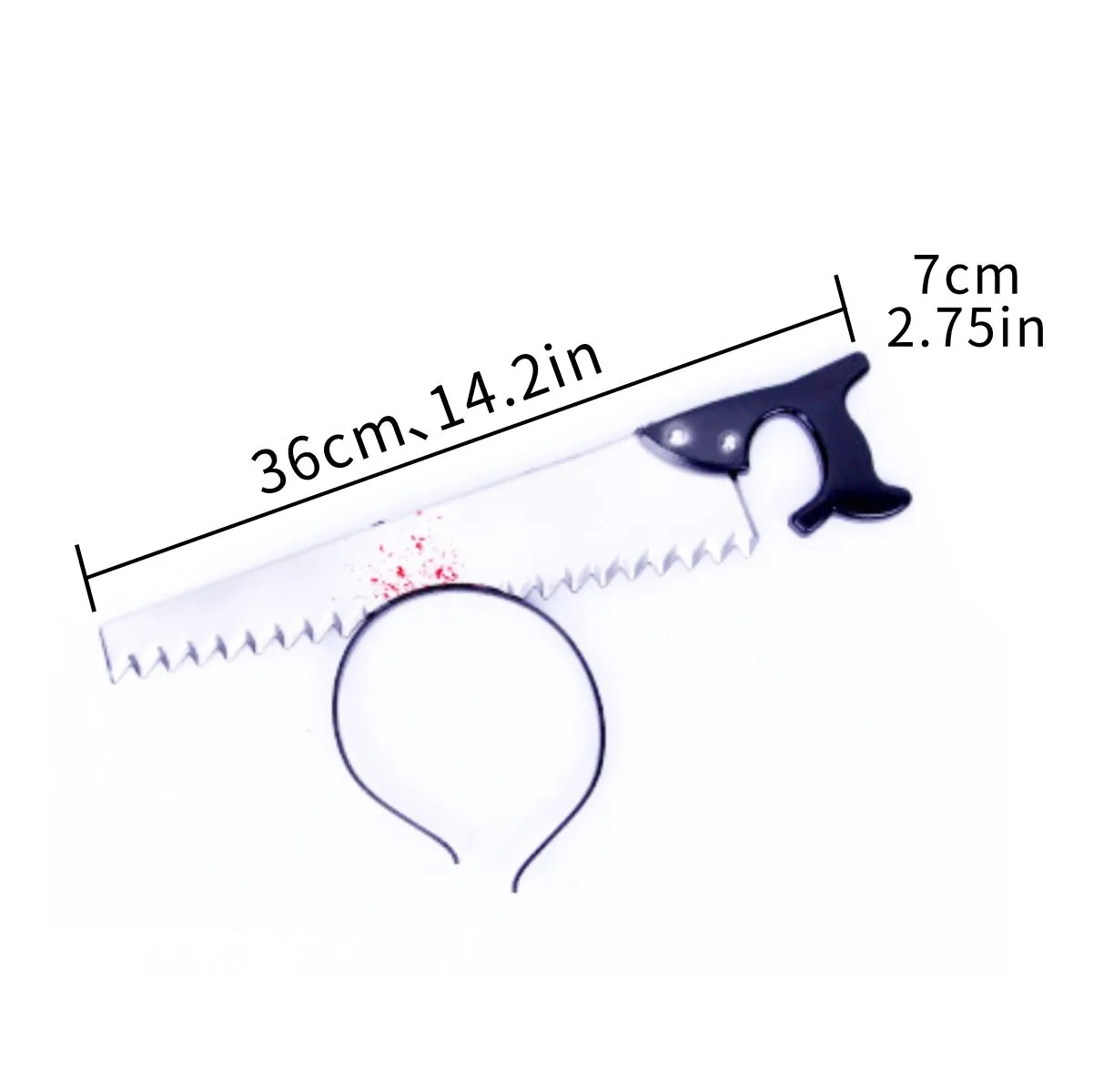 Halloween Saw Blade Novelty Headband Prop 6