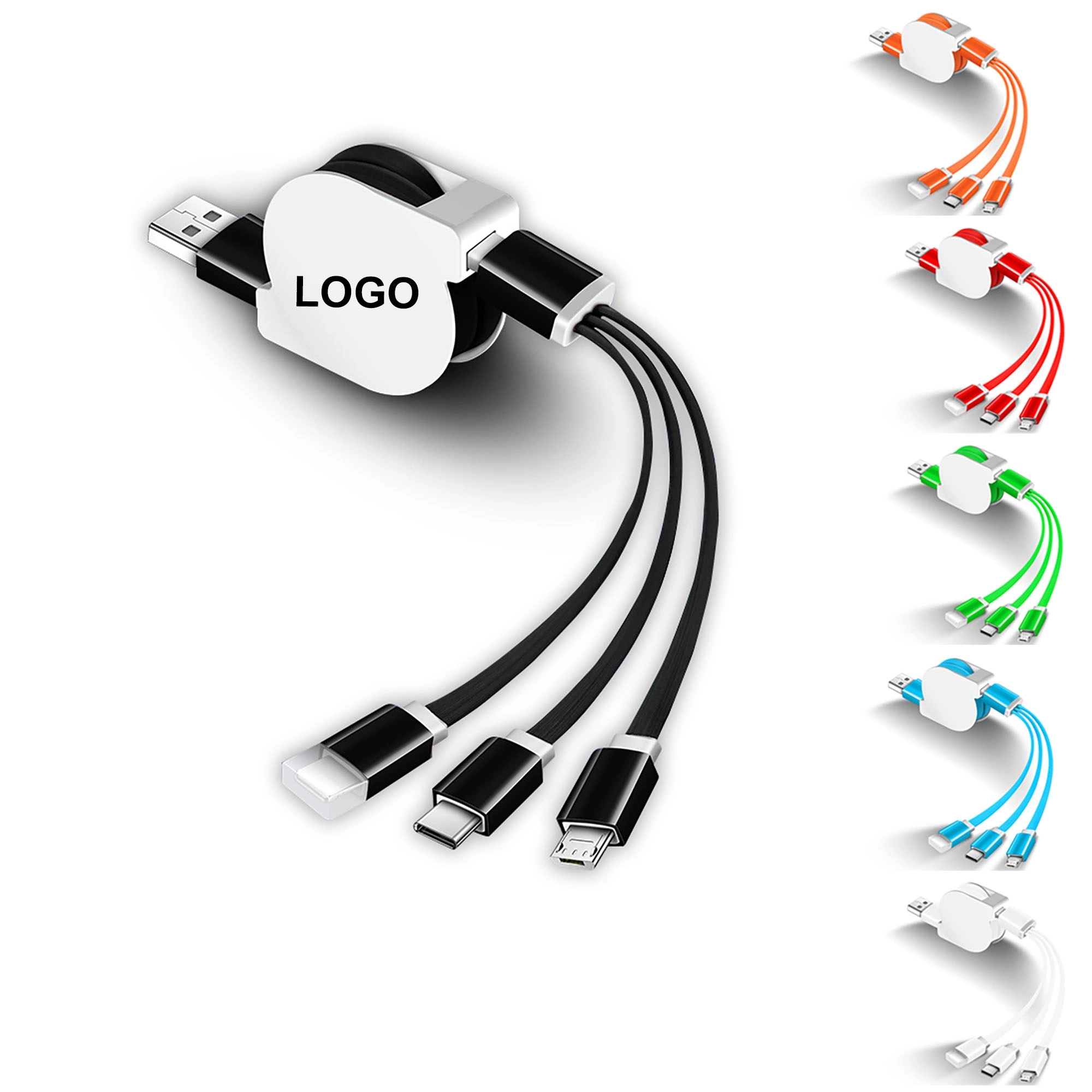 Retractable 3 in 1 Charging Cable 2