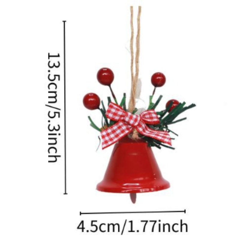Flared Christmas Bell Decoration Pendant 4
