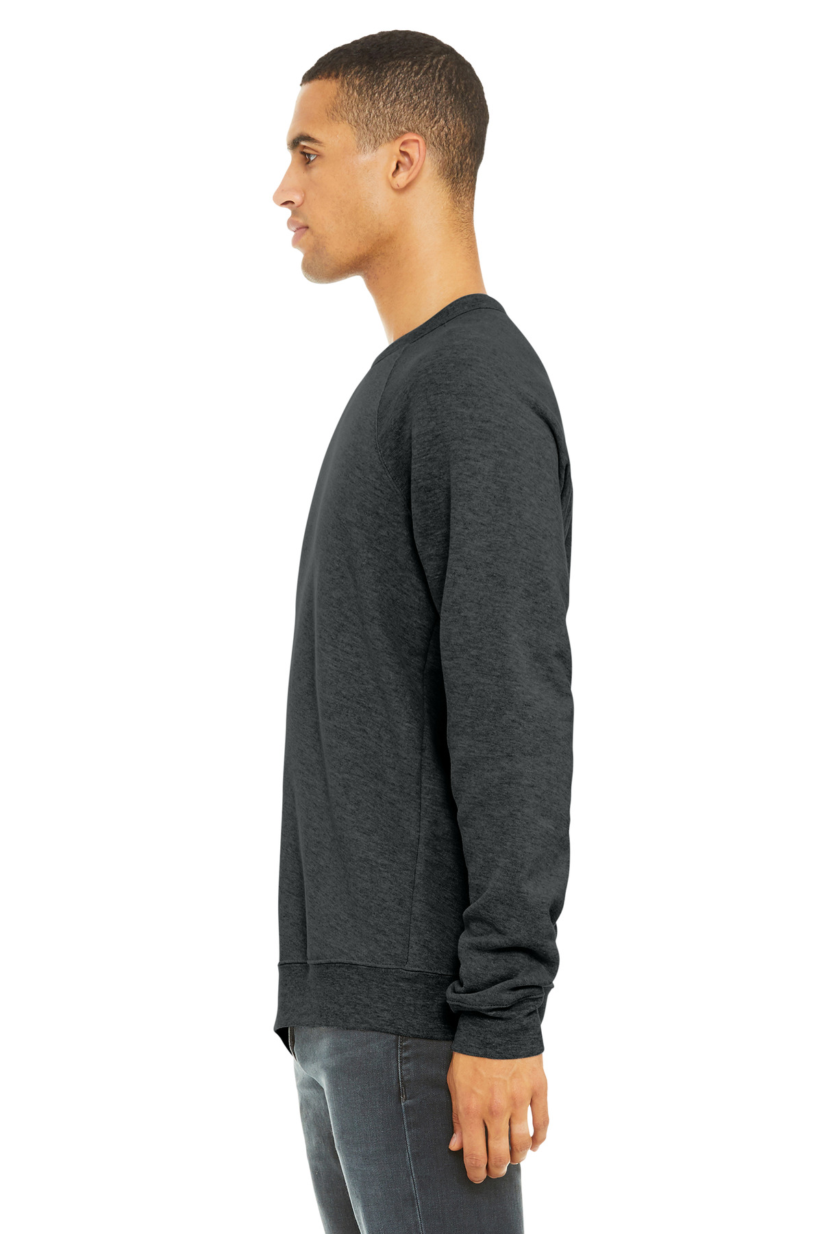 BELLA+CANVAS Unisex Sponge Fleece Raglan Sweatshirt. BC3901 5