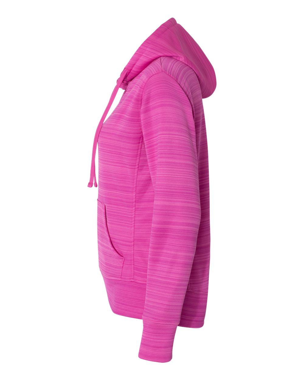 Women's Odyssey Striped Performance Fleece Lapover Hooded Sweatshirt - 8662 4