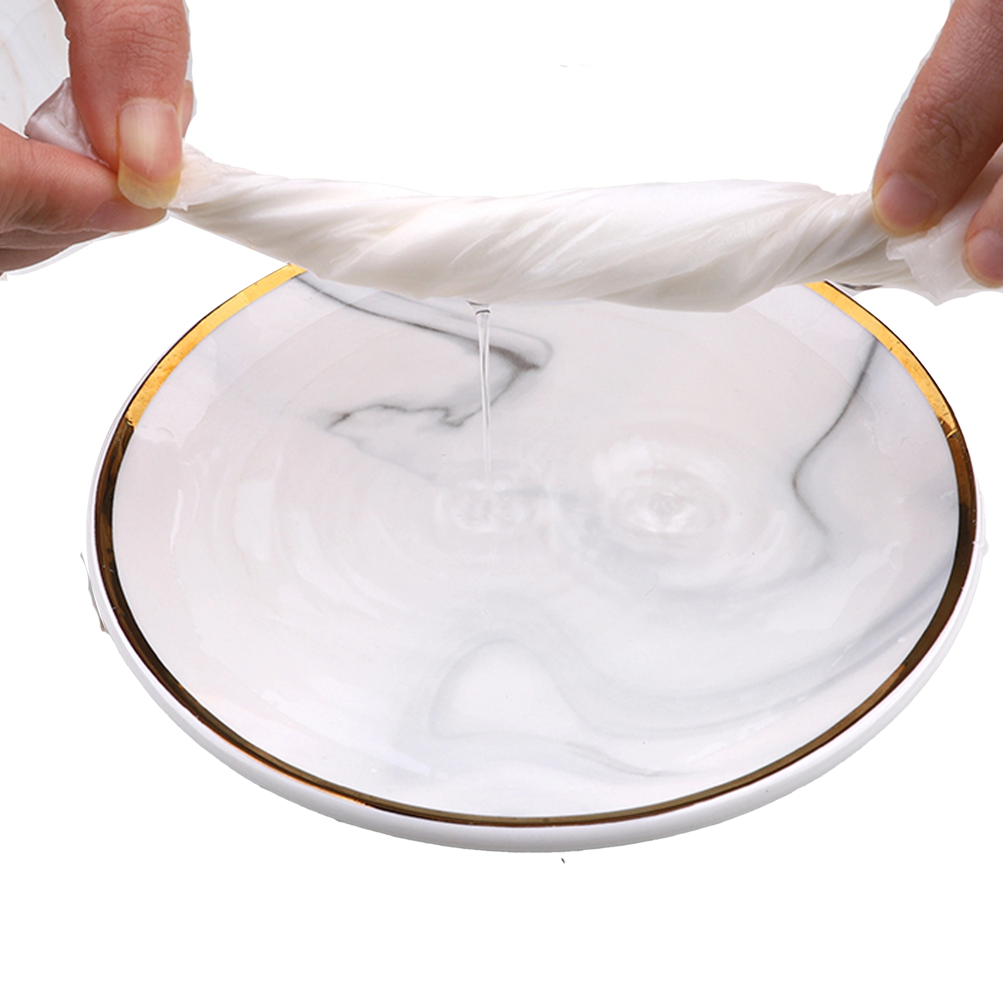 2Ply 4.5" x 4.5" Embossed Dinner Napkin 2