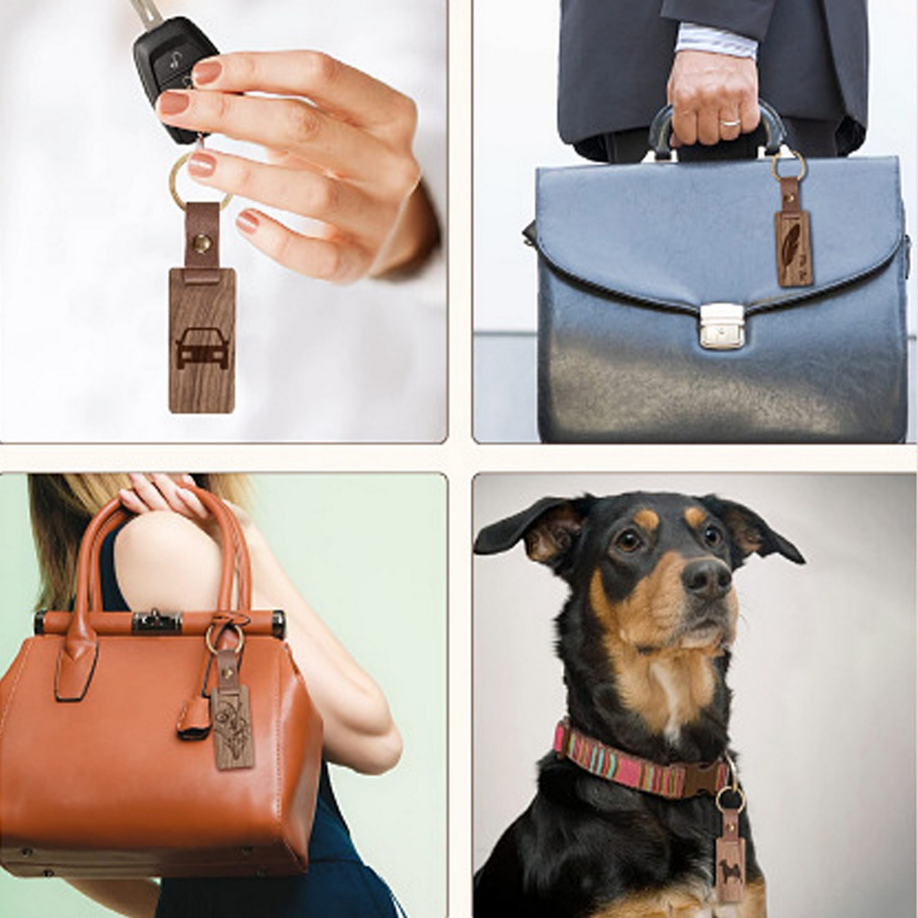 Hardwood Keychains 3