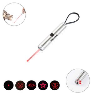 Mini Laser Pointer For Pets Stainless Steel With Cartoon Icons And Wrist Band 10