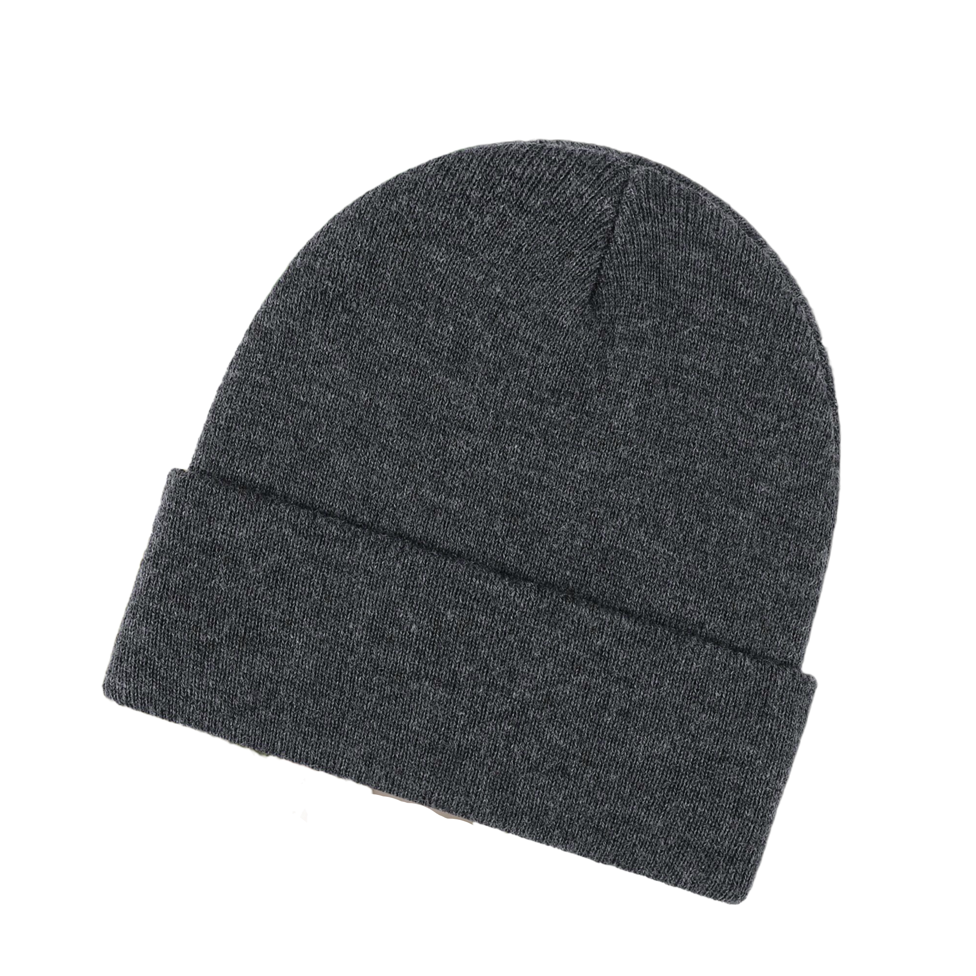 Acrylic Knitted Thermal Beanie With Front Embroidery 16