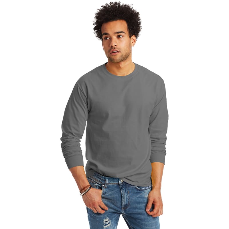 Hanes Adult Authentic-T Long-Sleeve T-Shirt 5