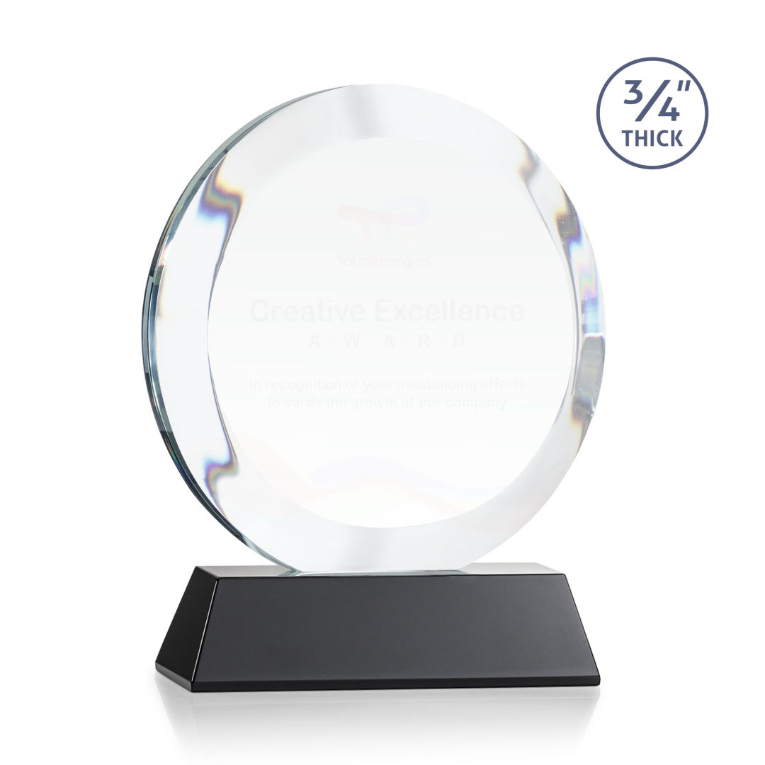Gibralter VividPrint™ Award on Newhaven Base - Black 3