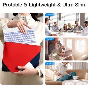 10 7 Colors Ultra Light Slim Portable Wireless Keyboard 4