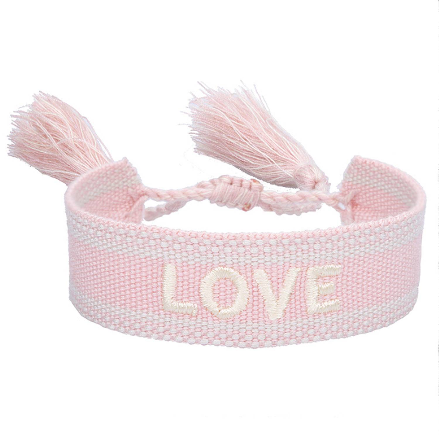 Handmade Embroidered Tassel Adjustable Bracelet 9