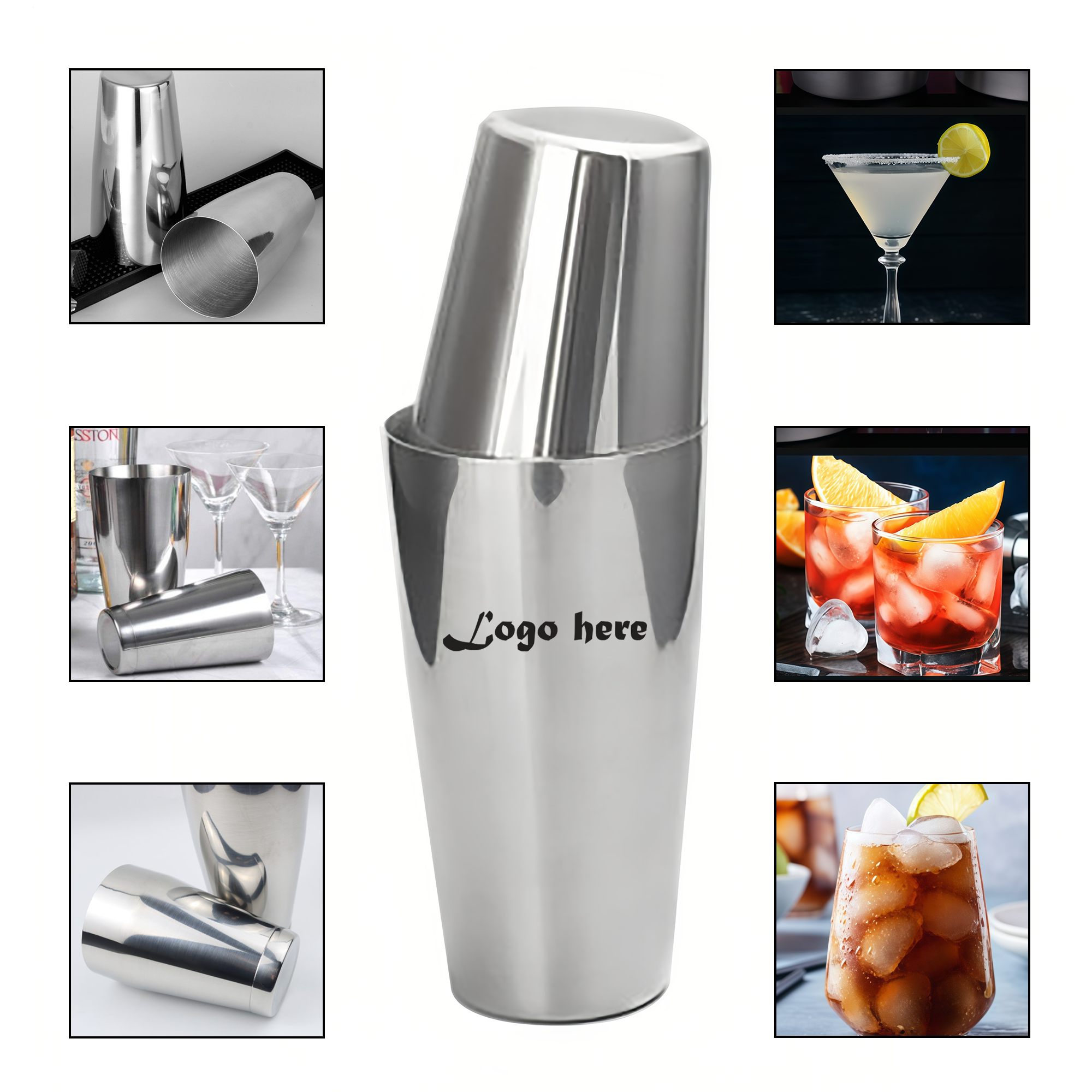 Stainless Steel Cocktail Shaker 2