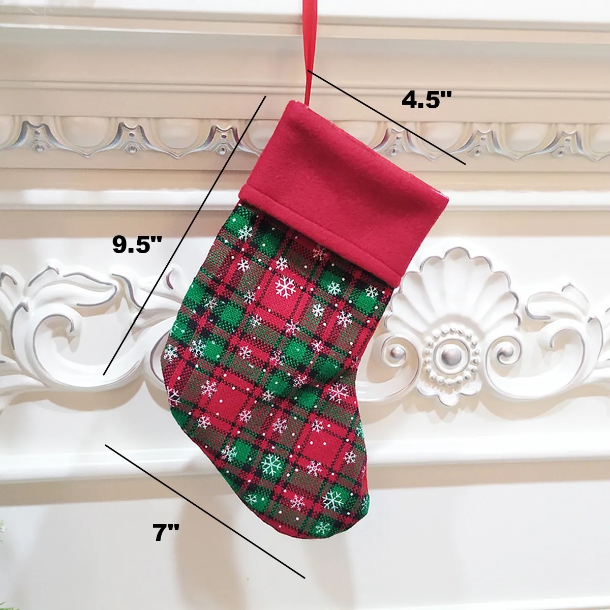 Christmas Gift Socks Decoration Ornament Candy Stuffer Bag 3